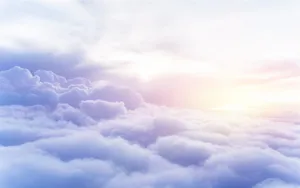 唯美天空云层图片壁纸_10