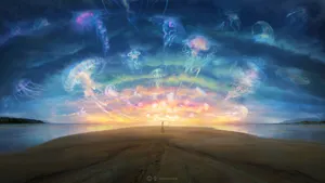 数字绘画精美风景壁纸