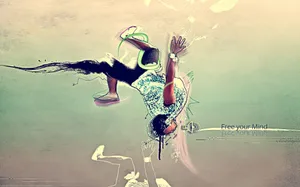 欧美潮流设计插画美女壁纸_9