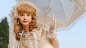 甜美Lolita少女写真壁纸_7