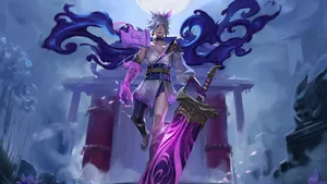 灵魂莲花夜幽锐雯壁纸_7