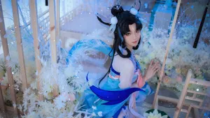 王者荣耀嫦娥如梦令cosplay图片_2