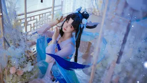 王者荣耀嫦娥如梦令cosplay图片_5
