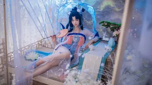王者荣耀嫦娥如梦令cosplay图片_9