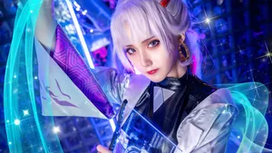 王者荣耀上官婉儿天狼绘梦者cosplay写真图片_3