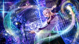 王者荣耀上官婉儿天狼绘梦者cosplay写真图片_4