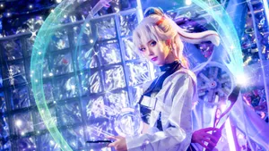 王者荣耀上官婉儿天狼绘梦者cosplay写真图片_8