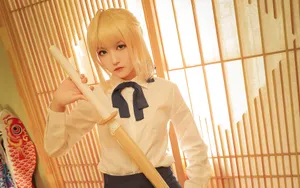 性感cosplay美女壁纸_4
