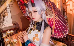 巴御前美女cosplay图片_3