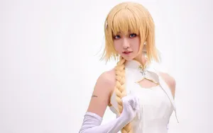 性感cosplay短发美女图片壁纸_2
