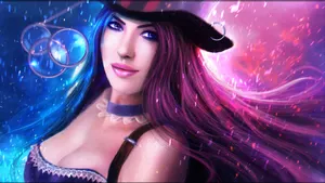 美女CG插画图片壁纸_19