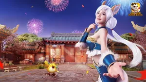 神武2美女代言桌面壁纸_2