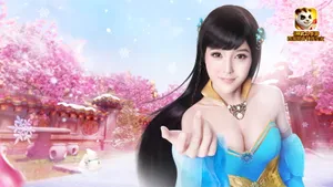 神武2美女代言桌面壁纸_5