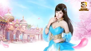 神武2美女代言桌面壁纸_6