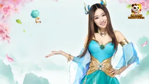 神武2美女代言桌面壁纸_8