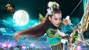张馨予代言皇图游戏壁纸