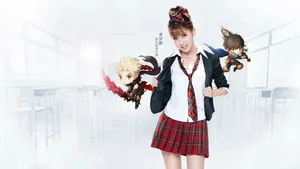 网络女神李梦颖壁纸_4