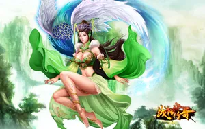 战神传奇游戏美女壁纸_2