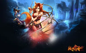 战神传奇游戏美女壁纸_6