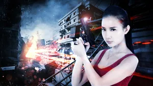 枪魂游戏美女桌面壁纸