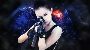 枪魂游戏美女桌面壁纸_6