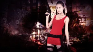 枪魂游戏美女桌面壁纸_7