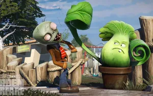 植物大战僵尸2:花园战争壁纸_1
