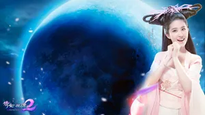 刘亦菲代言倩女幽魂2游戏壁纸_3