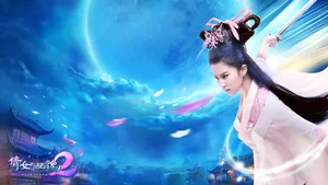 刘亦菲代言倩女幽魂2游戏壁纸_8
