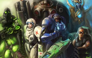 星际争霸游戏人族壁纸_5