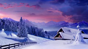 唯美高清雪景大图_2