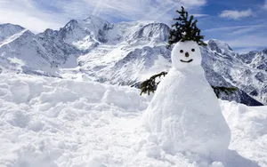冬季雪人图片_2