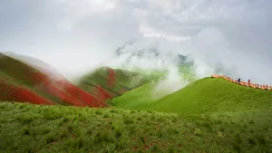 青海祁连山优美风景壁纸_6