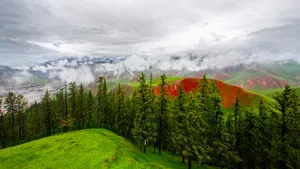 青海祁连山优美风景壁纸_10