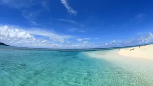 阳光海滩图片壁纸_4
