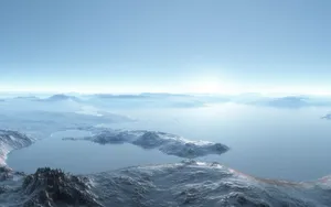 冰冻南极洲风景壁纸_6