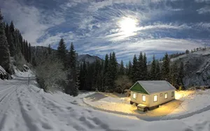 山间小路风景壁纸_17