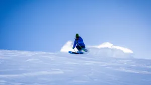 刺激的滑雪运动图片_3