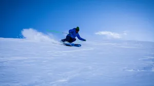 刺激的滑雪运动图片_4