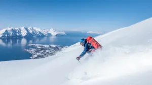 刺激的滑雪运动图片_7