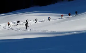 户外滑雪运动图片_1