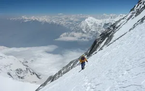 户外滑雪运动图片_2