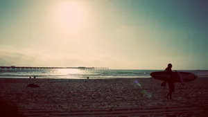 海边冲浪极限运动图片_3