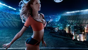 2014世界杯足球美女壁纸_10