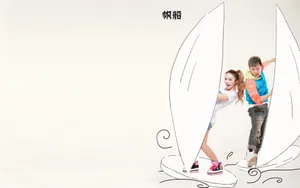 搞笑奥运帅哥与美女壁纸_4