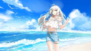 性感甜美动漫美女高清壁纸_10