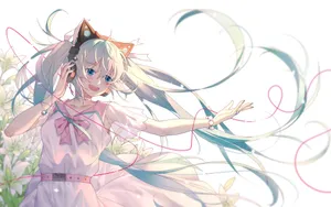 唯美公主殿下初音未来高清壁纸