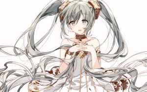 唯美公主殿下初音未来高清壁纸_2