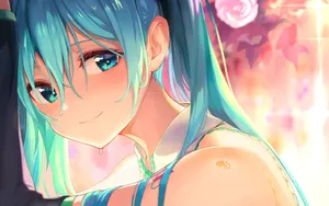 唯美公主殿下初音未来高清壁纸_3