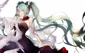 唯美公主殿下初音未来高清壁纸_7